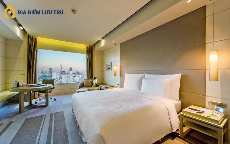 Phòng Deluxe tại hotel Nikko Saigon khá tinh tế