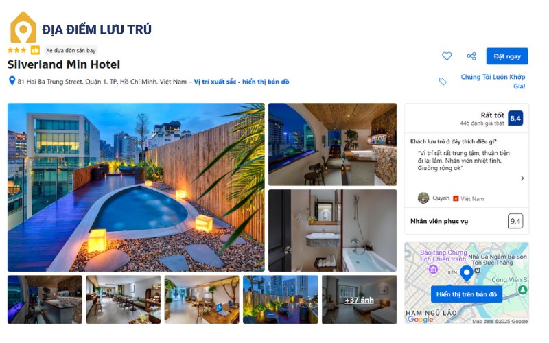 Thông tin chung về khách sạn Silverland Min