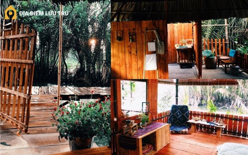 Phòng tại homestay cánh đồng hoa Bình Chánh 