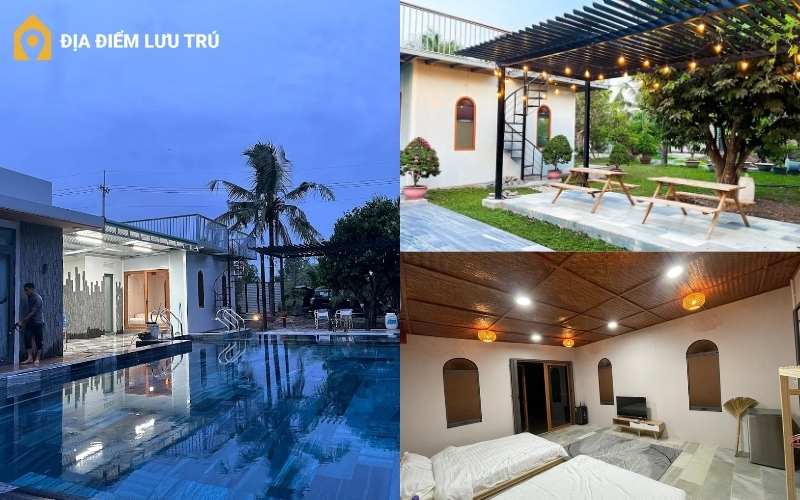 Không gian nhà vườn của CoCoHome Homestay khu vực Củ Chi