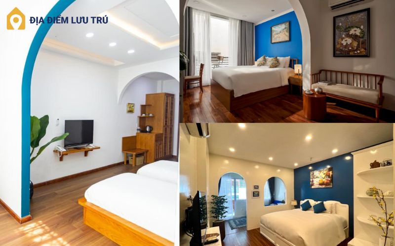 Chez Mimosa là một homestay nổi bật với phong cách Indochine độc đáo
