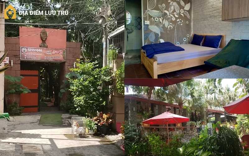 Không gian thiên nhiên của homestay Thiền Hoa