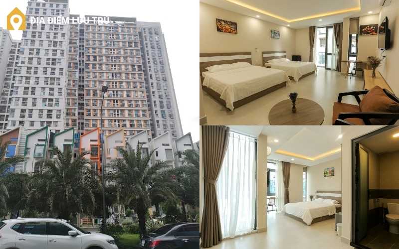 Không gian của homestay Đồi Sao với nhiều tiện nghi