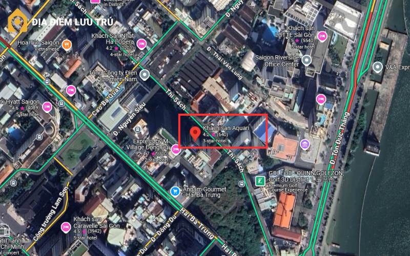 hách sạn Aquari Quận 1 – vị trí trung tâm đắc địa