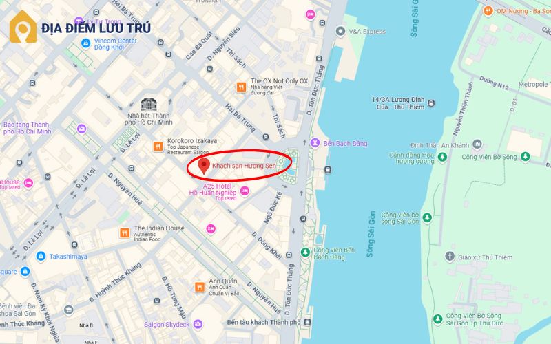 Tổng quan khách sạn Hương Sen tại quận 1