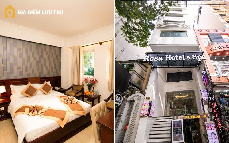 Rosa Hotel & Spa - Khách sạn giá rẻ Quận 1 gần chợ Bến Thành