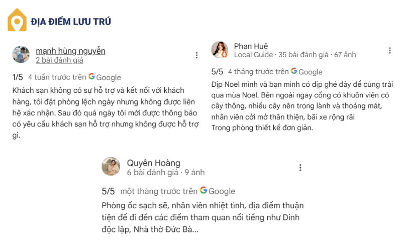 Nhận xét chung của khách hàng về M Village