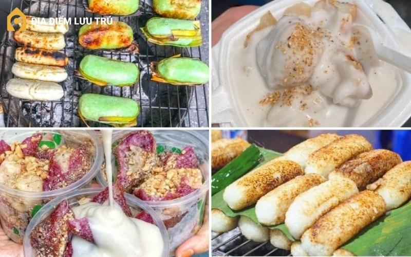 Chuối nếp nướng