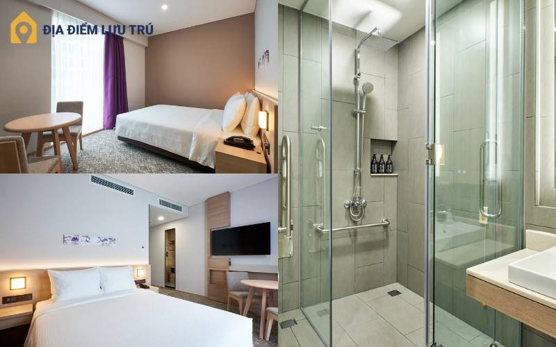 Thư giãn tuyệt vời trong phòng Universal Double với tầm nhìn bao quát thành phố
