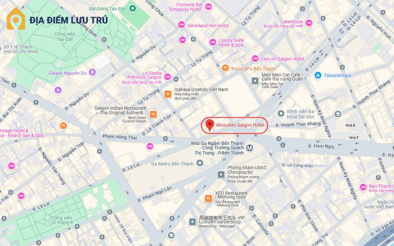 Thông tin chung về khách sạn Winsuites Saigon Hotel