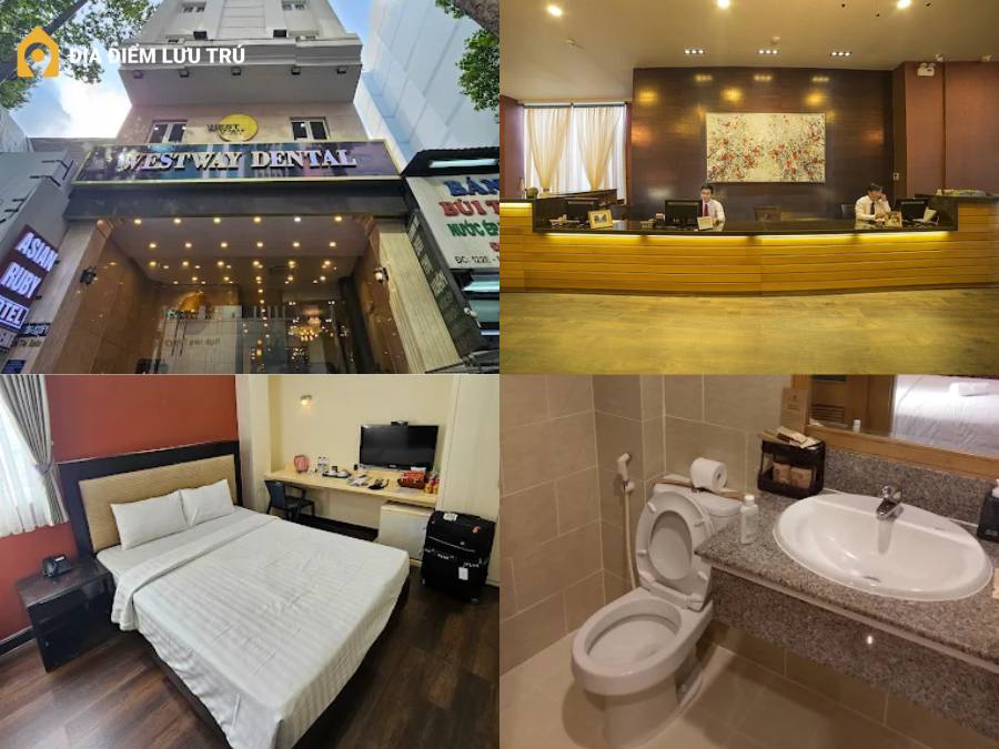 Asian Ruby Hotel & Apartment là khách sạn 3 sao quận 1 có chất lượng tốt