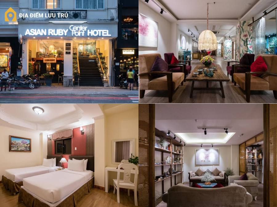 Asian Ruby Center Point – Khách sạn 3 sao Hồ Chí Minh quận 1 tiện nghi