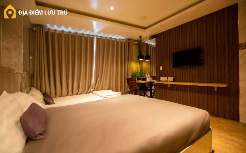 Tone cổ điển của khách sạn Lá Hotel rất ấn tượng